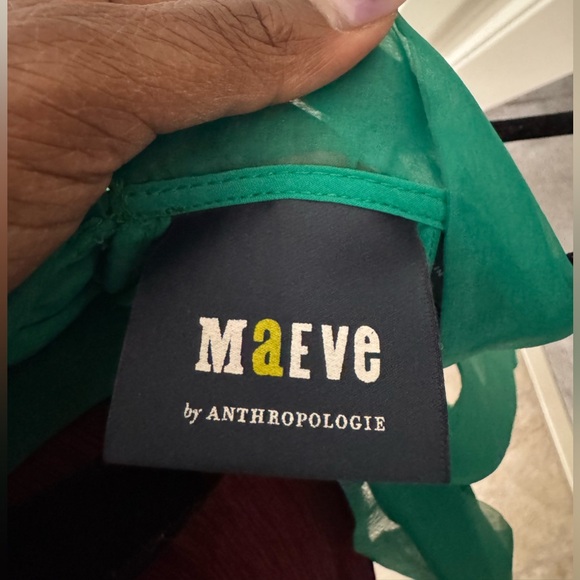 Maeve Organza Bow-Neck Mini Dress - Picture 4 of 7